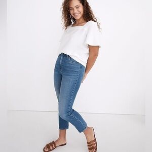 Madewell The Perfect Vintage Crop Jean in Sandford Wash: Summerweight Edition 27